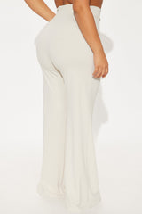 Victoria High Waisted Dress Pants - Oatmeal