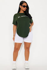 Al Dente Oversized Tee - Hunter Green