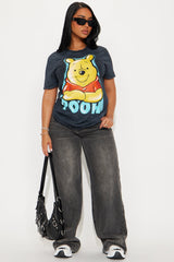 Winnie The Pooh Oversized Tee - Black