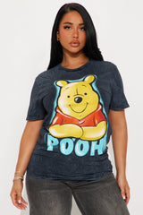 Winnie The Pooh Oversized Tee - Black