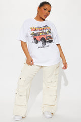 Bronco Island Oversized Tee - White
