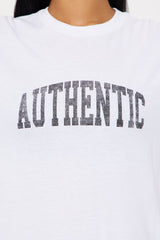 Authentic Oversized Tee - White