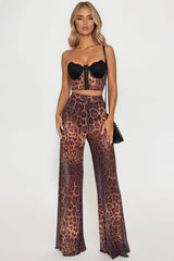 Amaya Animal Mesh Set - Brown Combo