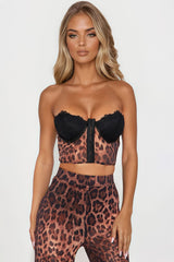 Amaya Animal Mesh Set - Brown Combo