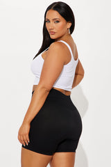 It's The Tequila Talking Ribbed Tank Top - White