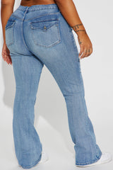 Right On Time Stretch Bootcut Jean - Medium Wash