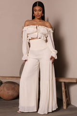 We Should Be Pant Set - Ivory