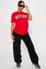 We Need More Self Love Tee - Red