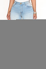 Alexa High Rise Booty Lifter Skinny Jeans - Light Blue Wash