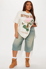Better Days Butterfly Tee - Natural