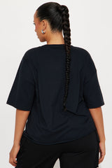 Budweiser King Of Beers Cropped Tee - Black