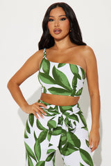Secret Obsession Pant Set - Green/combo
