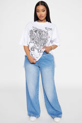 Van Gogh Sunflowers Washed Tee - White