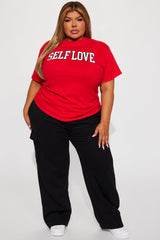 We Need More Self Love Tee - Red