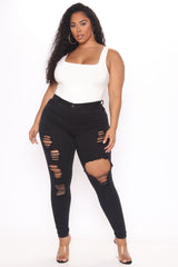 Glistening Jeans - Black
