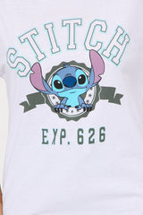 Stitch 626 Oversized Tee - White