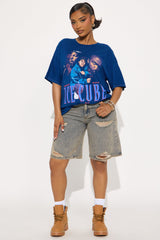 Ice Cube Oversized Washed Tee - Black/combo