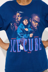 Ice Cube Oversized Washed Tee - Black/combo