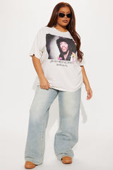 Jimi Hendrix Washed Oversized Tee - Natural