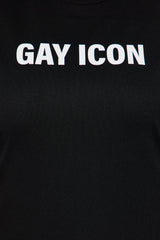 Gay Icon Tee - Black