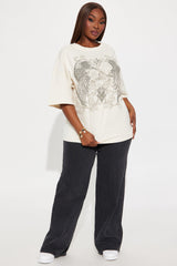 Thorned Wings Washed Tee - Off White