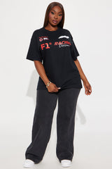 Formula 1 We Race Oversized Tee - Black