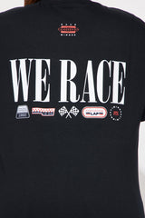 Formula 1 We Race Oversized Tee - Black