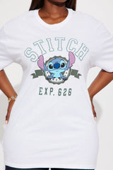 Stitch 626 Oversized Tee - White