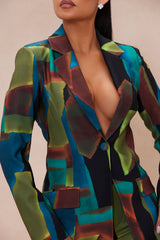 Mason Pant Suit Set - Blue/combo