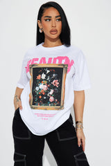 Eternal Beauty Graphic Tshirt - White