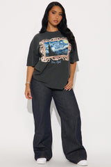 Van Gogh Starry Night Washed Tee - Black Wash