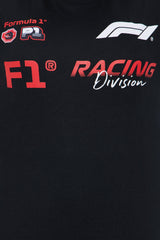 Formula 1 We Race Oversized Tee - Black