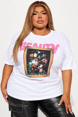 Eternal Beauty Graphic Tshirt - White