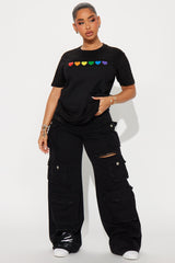 Full Heart Pride Tee - Black