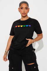 Full Heart Pride Tee - Black