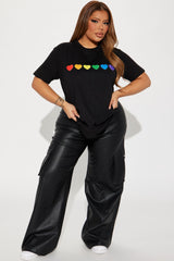 Full Heart Pride Tee - Black
