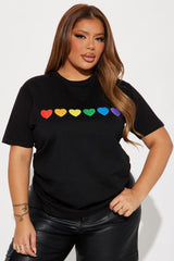 Full Heart Pride Tee - Black