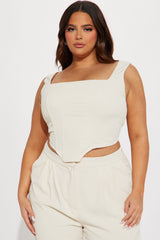 Karol Corset Pant Set - Cream