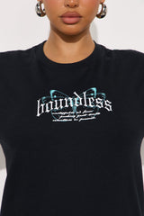 Boundless Butterfly Oversized Tee - Black