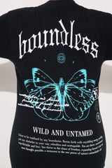 Boundless Butterfly Oversized Tee - Black