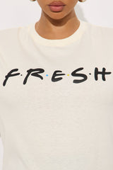 Fresh Oversized Tee  - Off White
