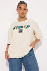 Reckless & Courageous Washed Tee - Off White