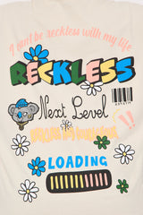 Reckless & Courageous Washed Tee - Off White