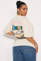 Reckless & Courageous Washed Tee - Off White