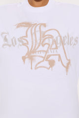 Los Angeles Vibes Tee - White