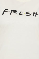 Fresh Oversized Tee  - Off White