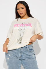 Revenge Is The Best Tee - Natural
