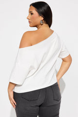 Corvette 1963 Off Shoulder Top - White