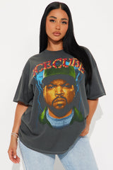 Ice Cube Jumbo Washed Oversized Tee - Black