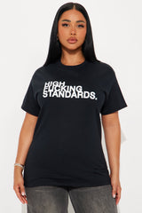 High Standards Tee  - Black